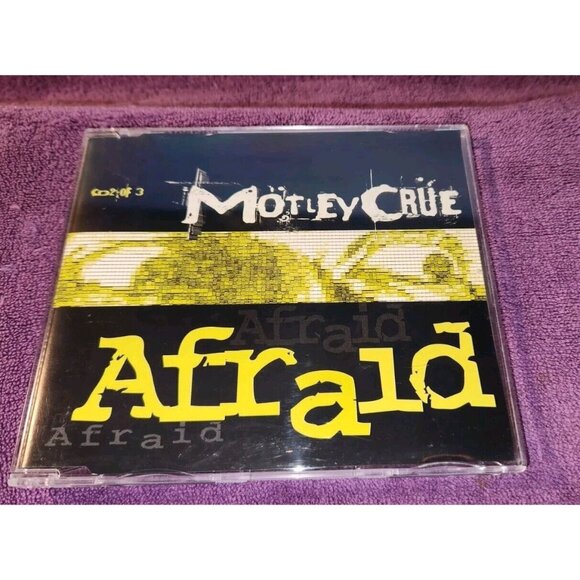 MOTLEY CRUE import cd AFRAID 4 trax cd #2 of 3 - Picture 1 of 5